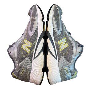 New Balance Womens Running Shoes W600SY Grey/Yellow Comfort Size 7.5B